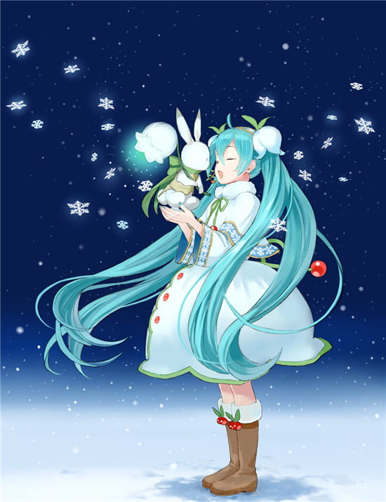 一套超级美的初音手机壁纸
