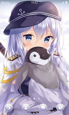 舰娘—驱逐舰响Верный安卓手机主题