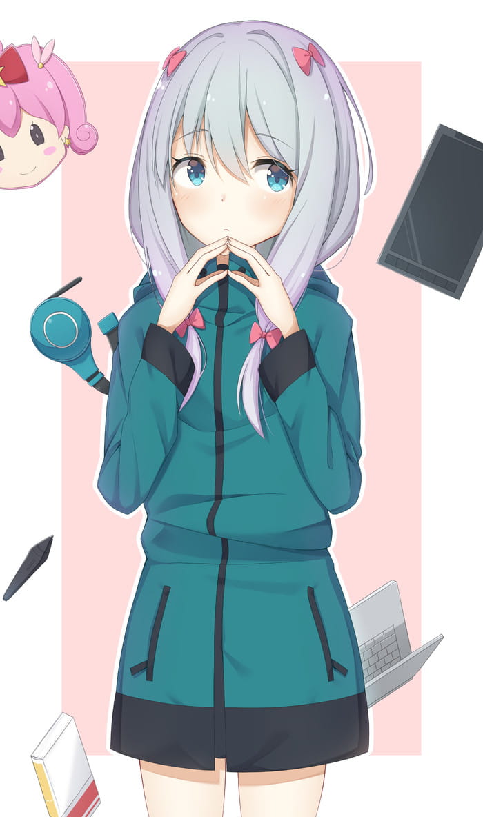 埃罗芒阿老师和泉纱雾 高清动漫手机壁纸(1)