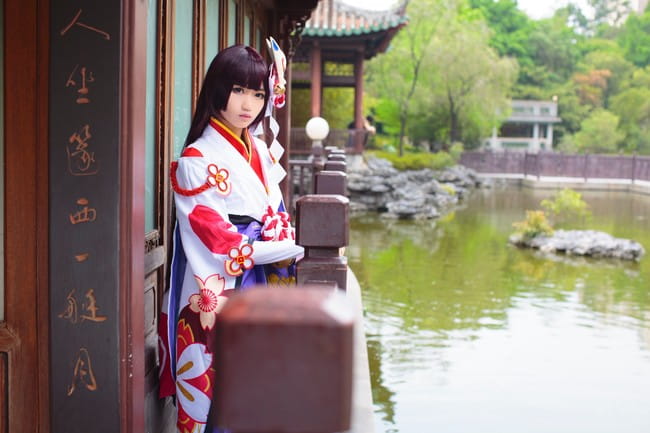 陰陽師 雪女 月見之櫻