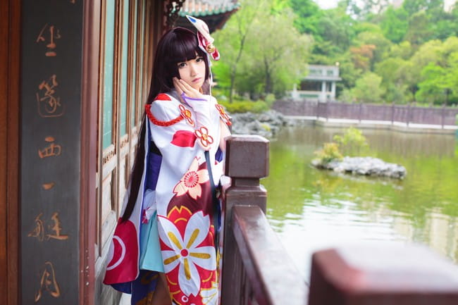 陰陽師 雪女 月見之櫻