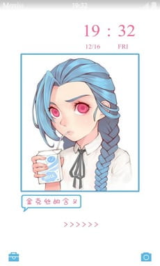 英雄联盟暴走萝莉金克丝 安卓手机主题