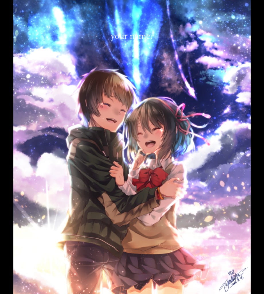 你的名字 三叶&泷 精选手机壁纸(1)