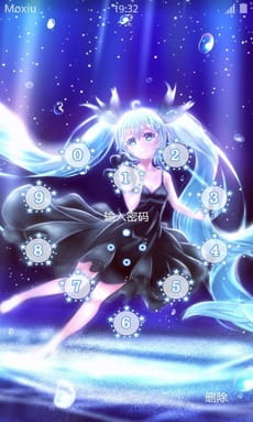 深海少女 初音未来安卓手机主题
