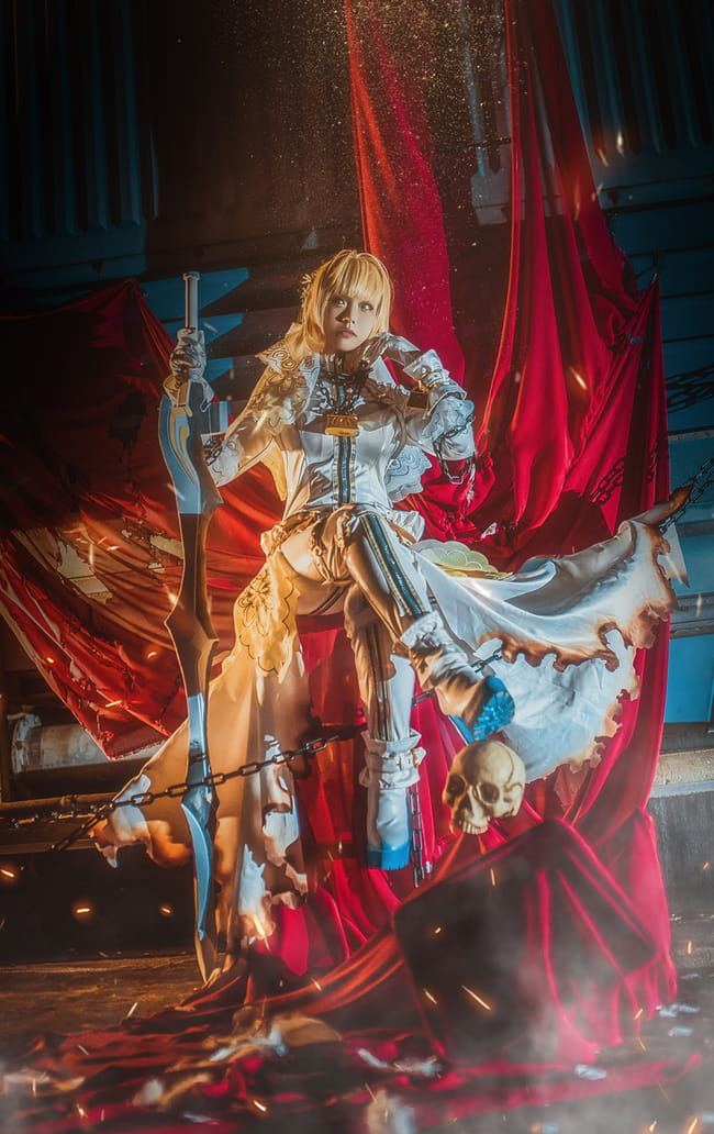  Fate/Grand Order 花嫁尼禄COS