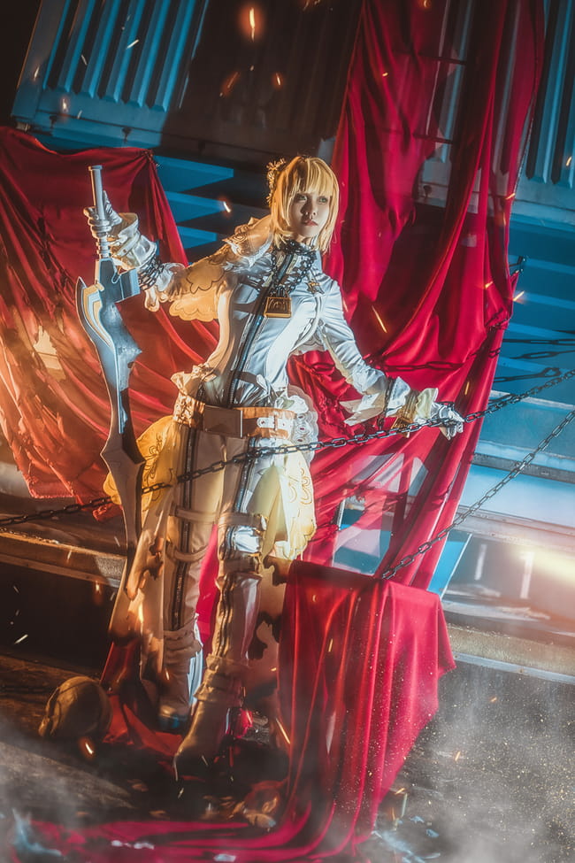  Fate/Grand Order 花嫁尼禄COS