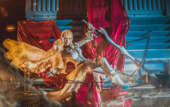  Fate/Grand Order 花嫁尼禄COS