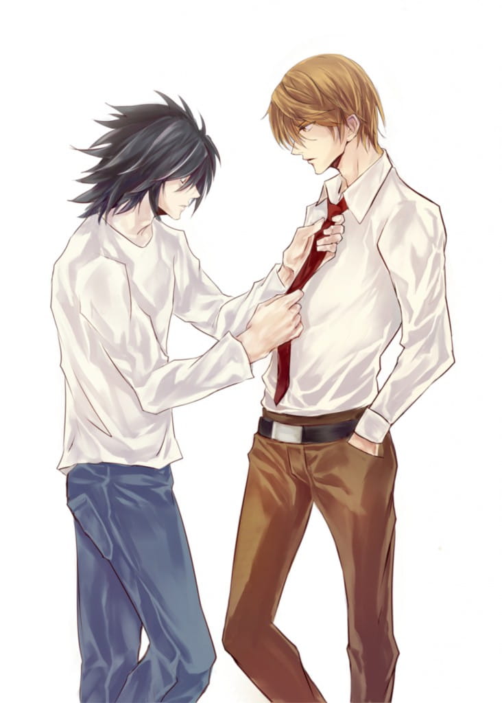 死亡笔记 夜神月&L精选手机壁纸