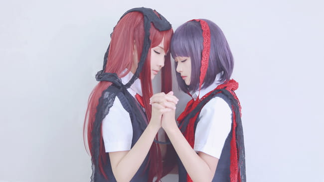 人渣的本愿 安乐冈花火&绘鸠早苗CP COS