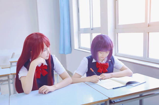 人渣的本愿 安乐冈花火&绘鸠早苗CP COS