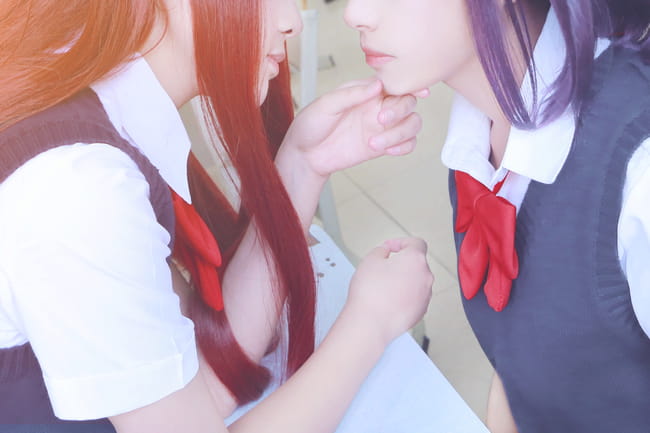人渣的本愿 安乐冈花火&绘鸠早苗CP COS