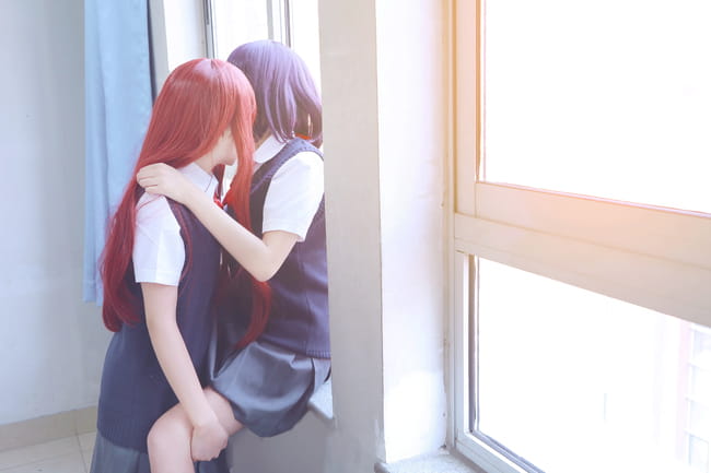 人渣的本愿 安乐冈花火&绘鸠早苗CP COS