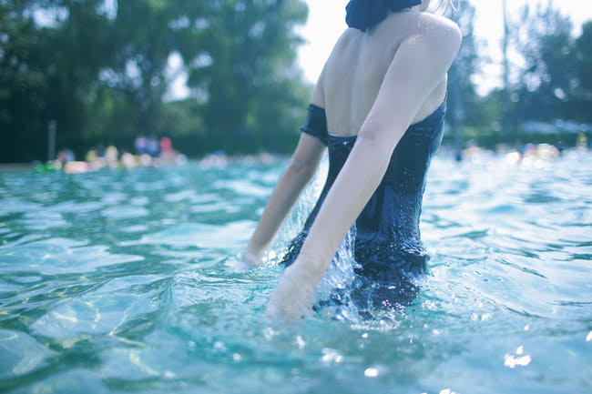 Fate/HF线 Saber·Alter 露背水着COS