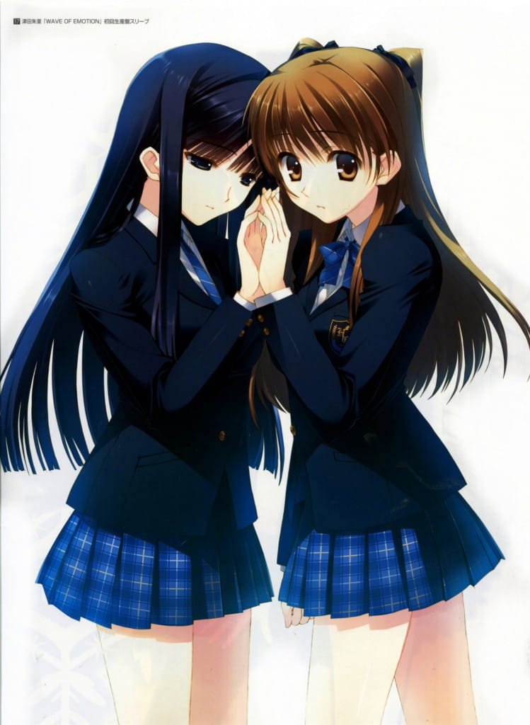 白色相簿 冬马和纱&小木曾雪菜 精美手机壁纸