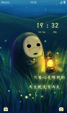千与千寻 无脸男 Q版安卓手机主题