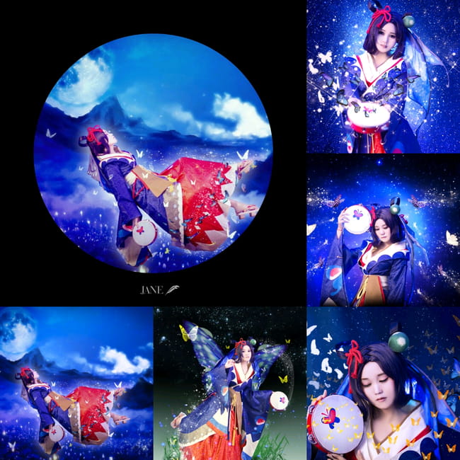 阴阳师 请不要恐慌 蝴蝶精COS