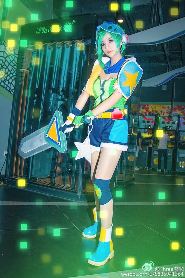 英雄联盟 放逐之刃·锐雯 电玩勇者COS