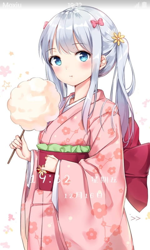 埃罗芒阿老师 和泉纱雾·和服 安卓手机主题