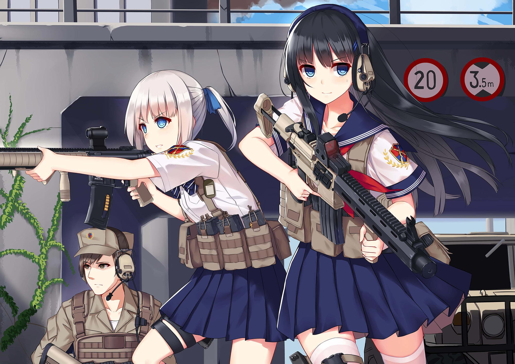 枪械与少女 P站精选电脑壁纸合集