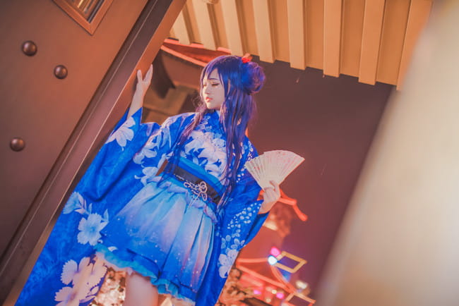 Lovelive！♡园田海未 夏日祭浴衣【终夜思君归】