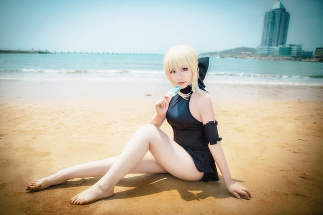 Saber Alter 水着 夏天就是要阳光和沙滩