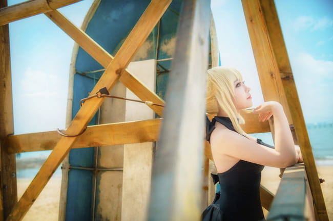 Saber Alter 水着 夏天就是要阳光和沙滩