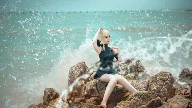 Saber Alter 水着 夏天就是要阳光和沙滩