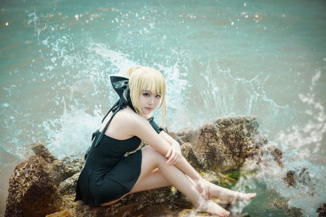 Saber Alter 水着 夏天就是要阳光和沙滩