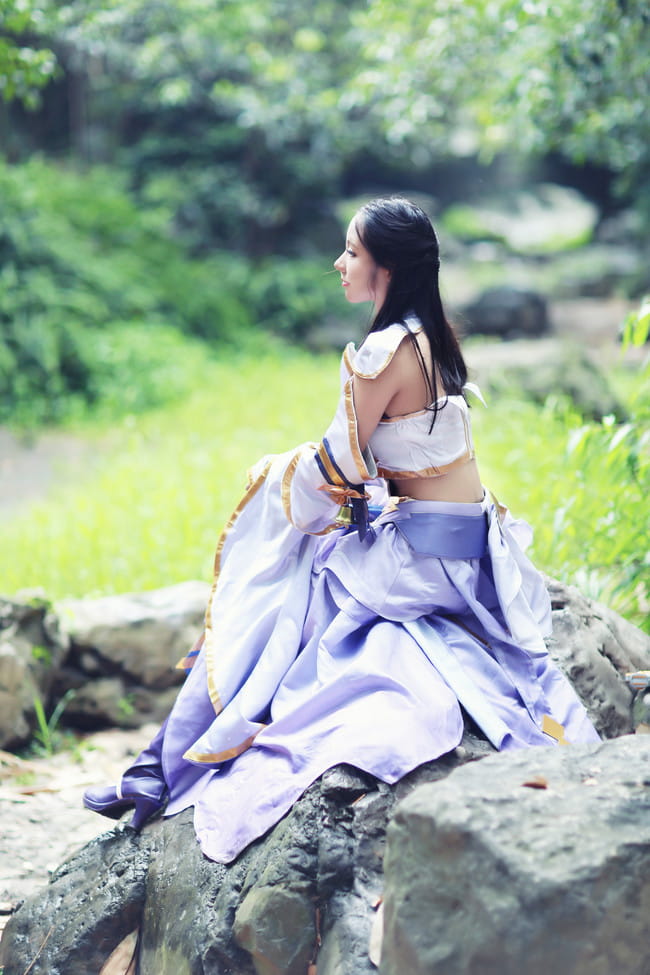 王者荣耀 露娜·紫霞仙子 COS