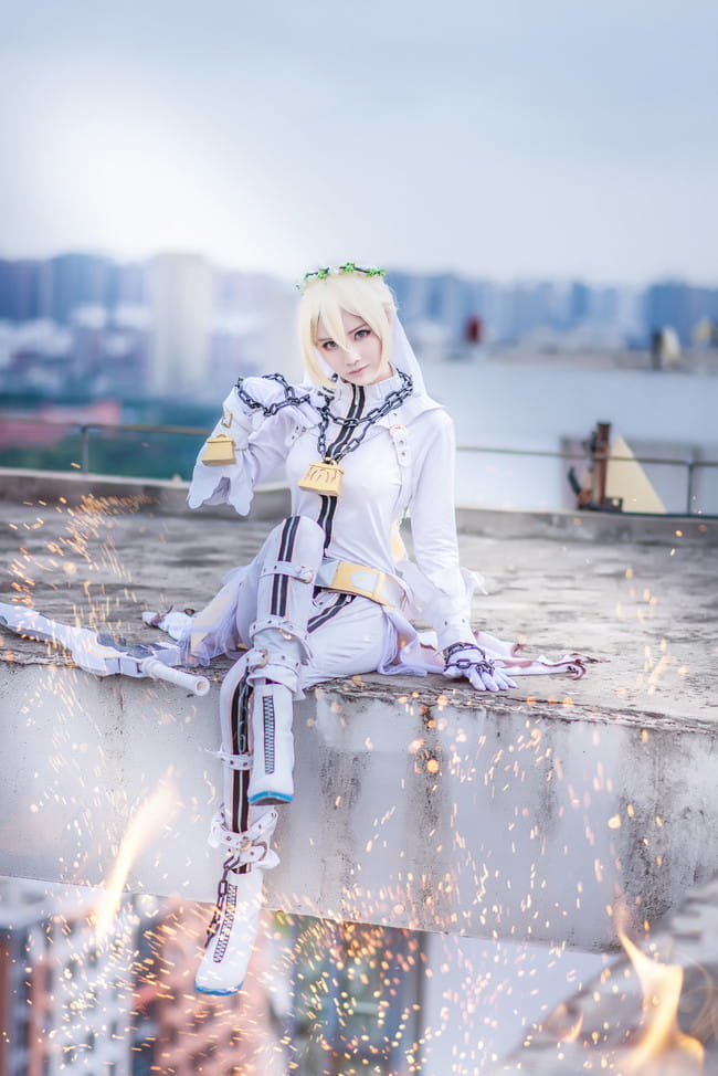 Fate/Extra 花嫁·尼禄 COS