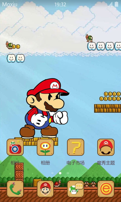 超级马里奥 安卓手机主题下载