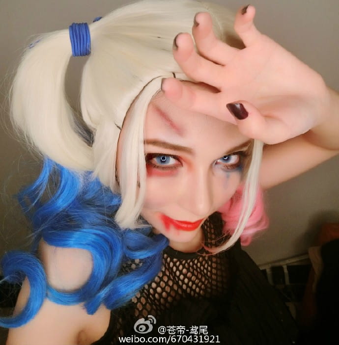 《自杀小队》哈莉·奎茵 COS妆容教程