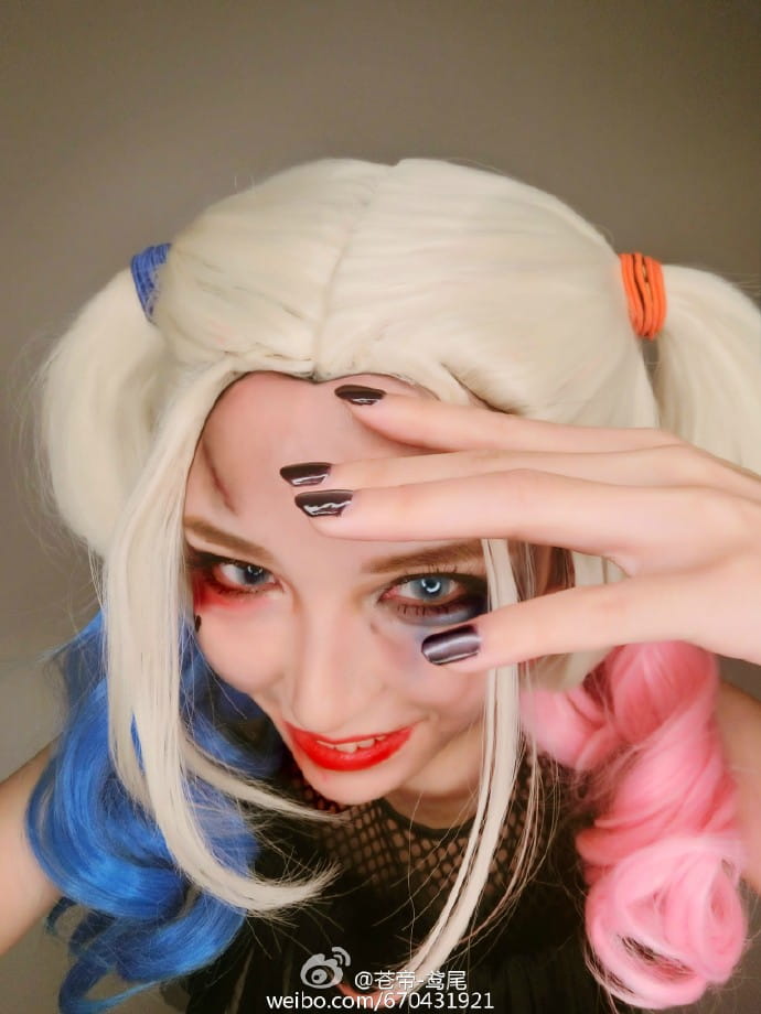 《自杀小队》哈莉·奎茵 COS妆容教程