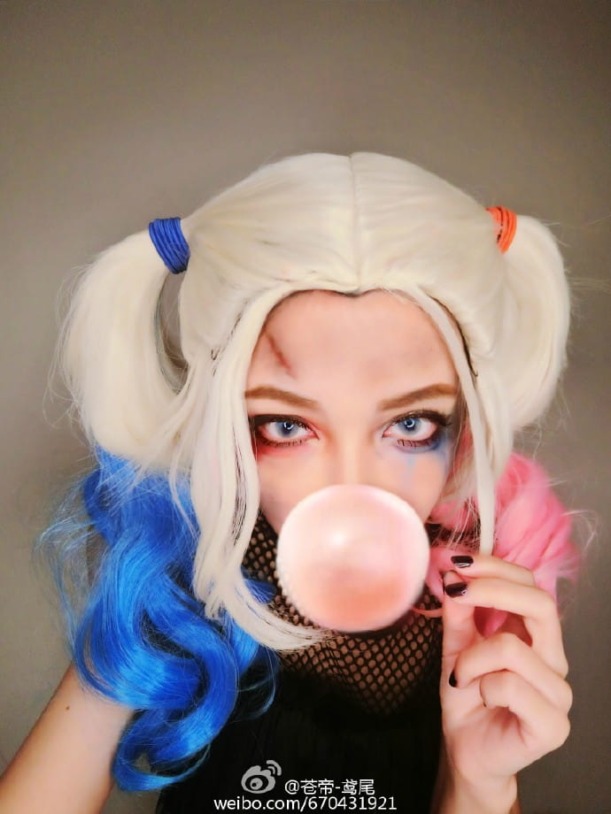 《自杀小队》哈莉·奎茵 COS妆容教程