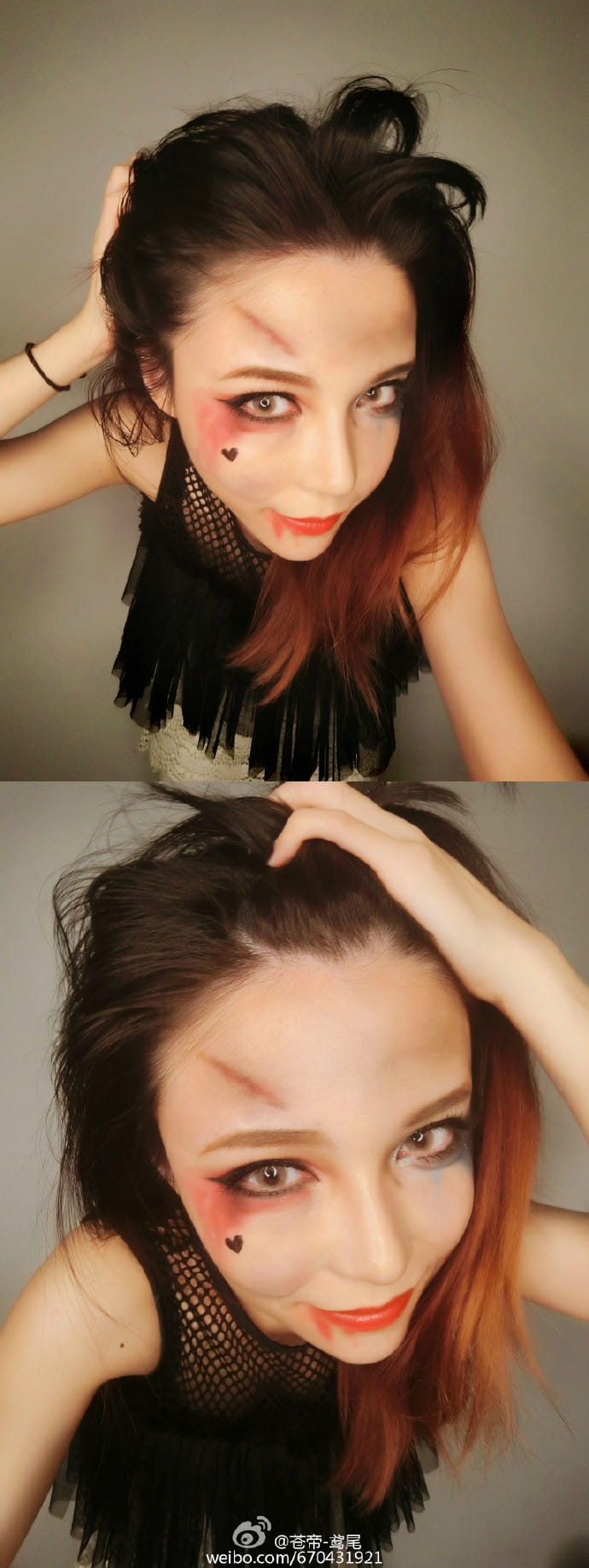 《自杀小队》哈莉·奎茵 COS妆容教程