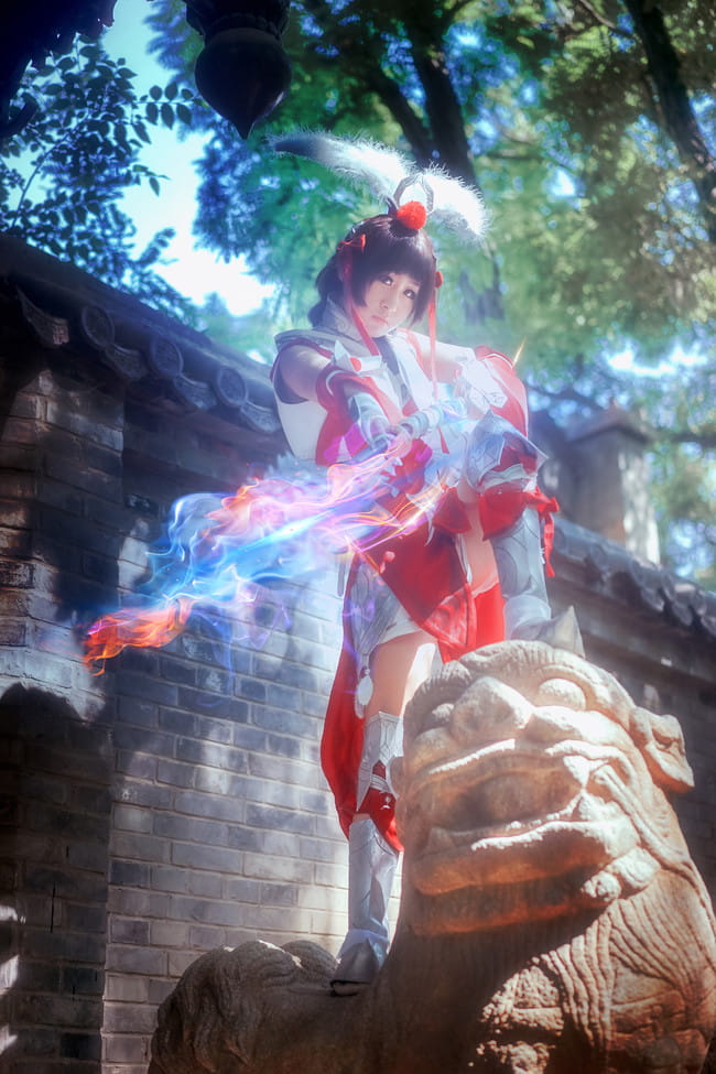 剑网三 天策战魂 军萝 COS