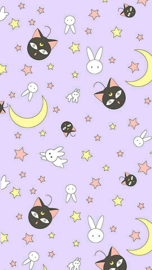 月棱镜威力变身！美少女战士手机壁纸下载(1)