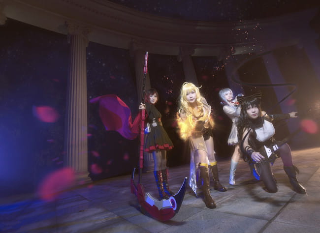 RWBY THIS WILL BE THE DAY 红白黑黄COS