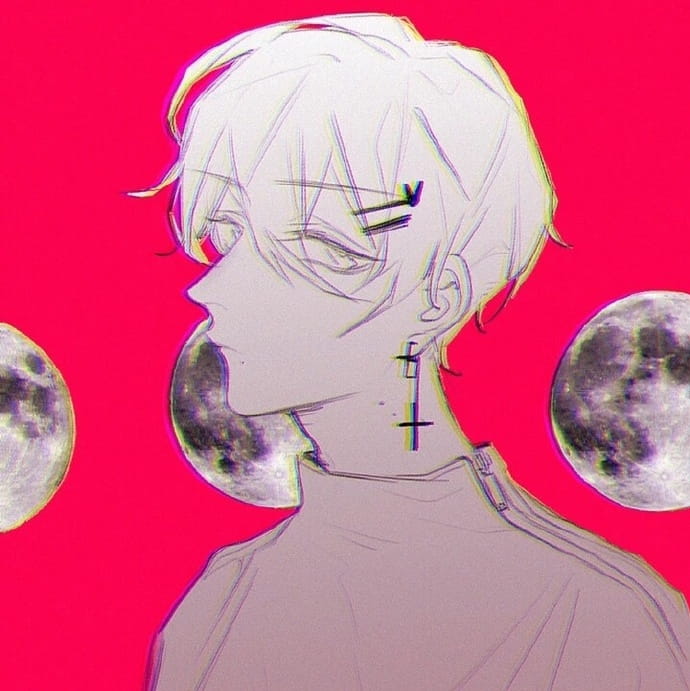 【男生头像】一个经常笑的人，但不是一个经常开心的人。