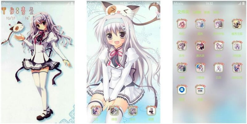 《纯白交响曲》天羽美羽安卓萌化主题