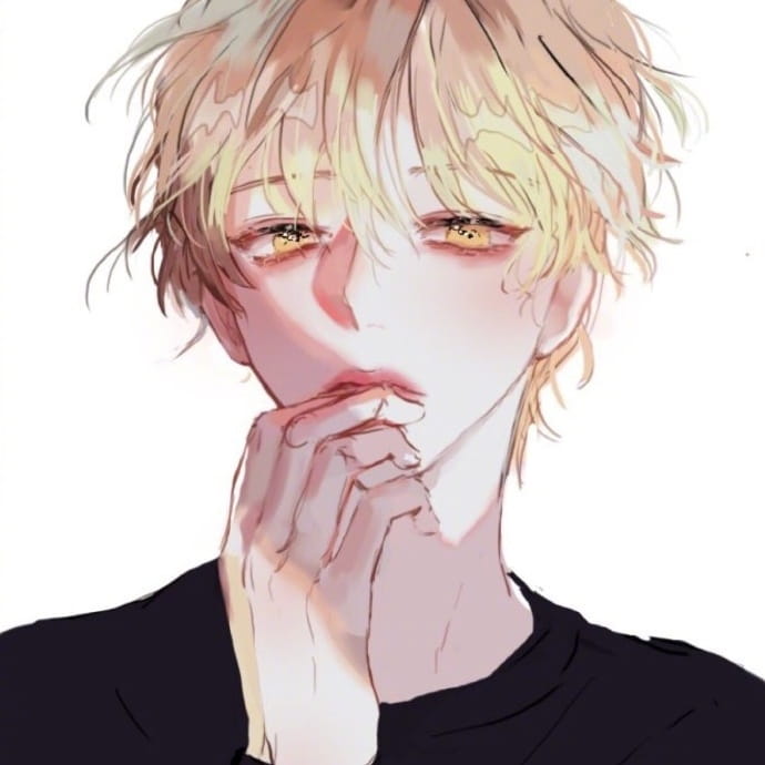 深爱之人藏心不挂嘴 动漫男生qq头像