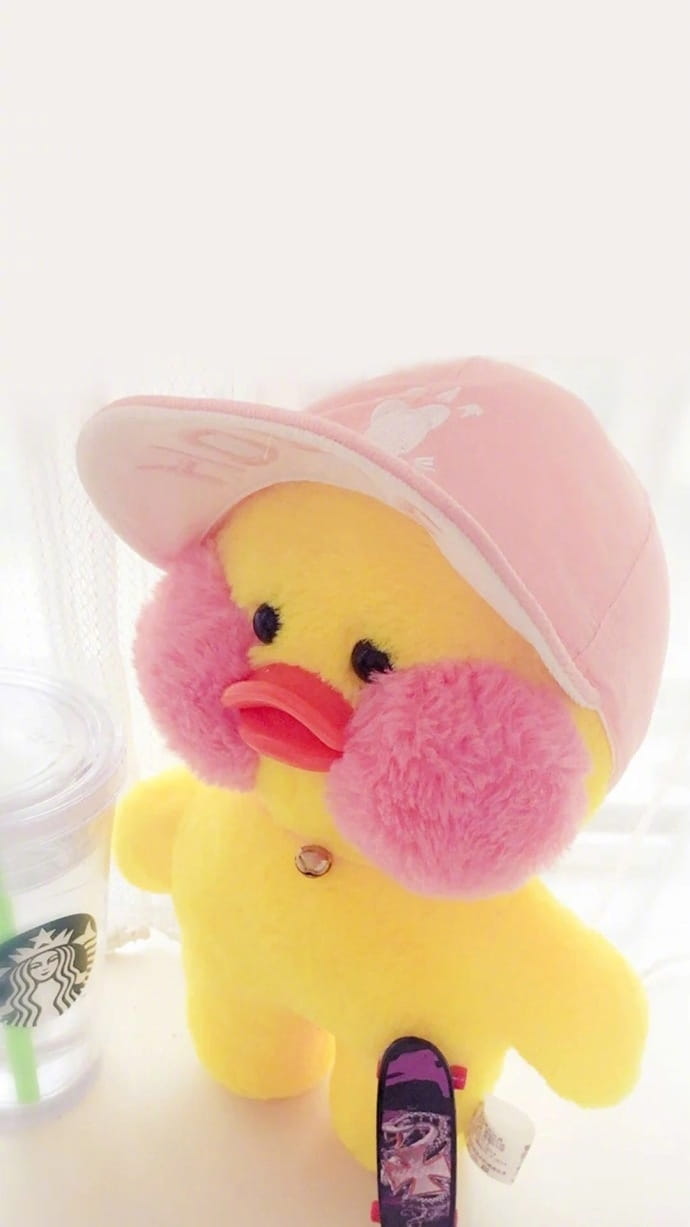 超可爱小黄鸭手机壁纸下载