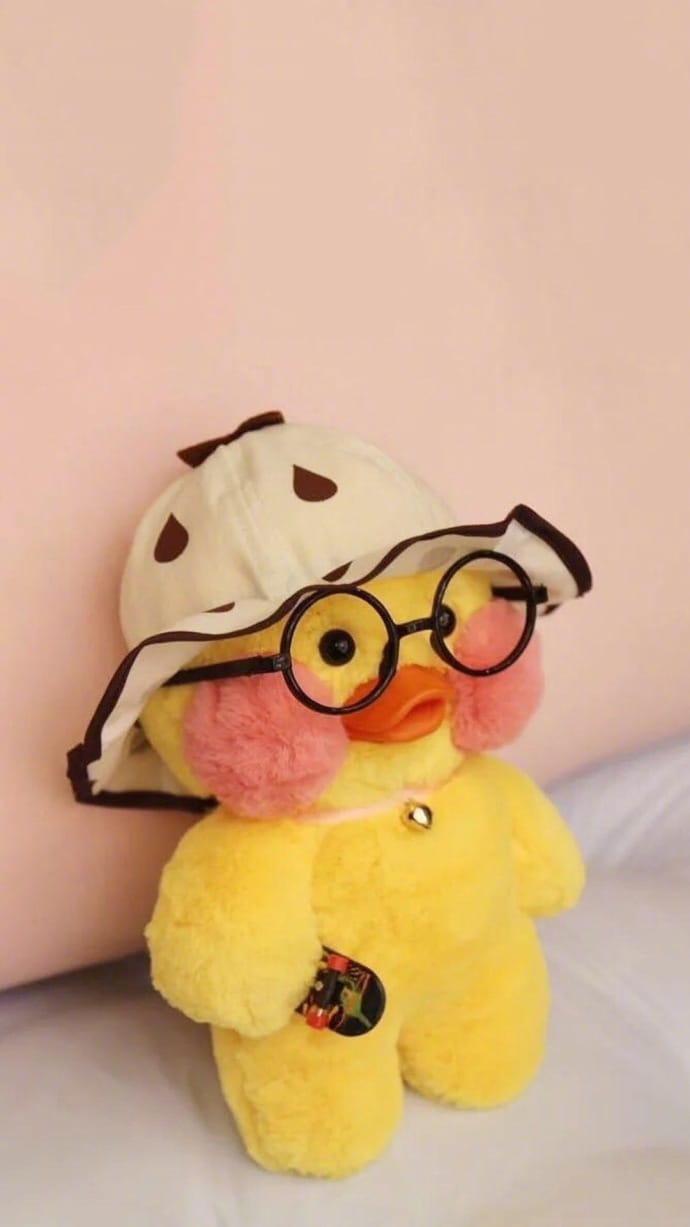 超可爱小黄鸭手机壁纸下载