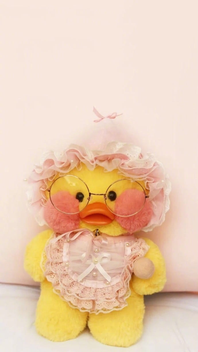 超可爱小黄鸭手机壁纸下载