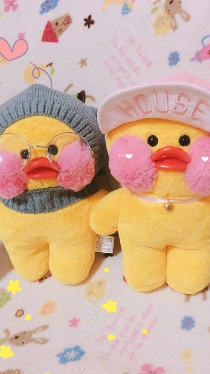 超可爱小黄鸭手机壁纸下载