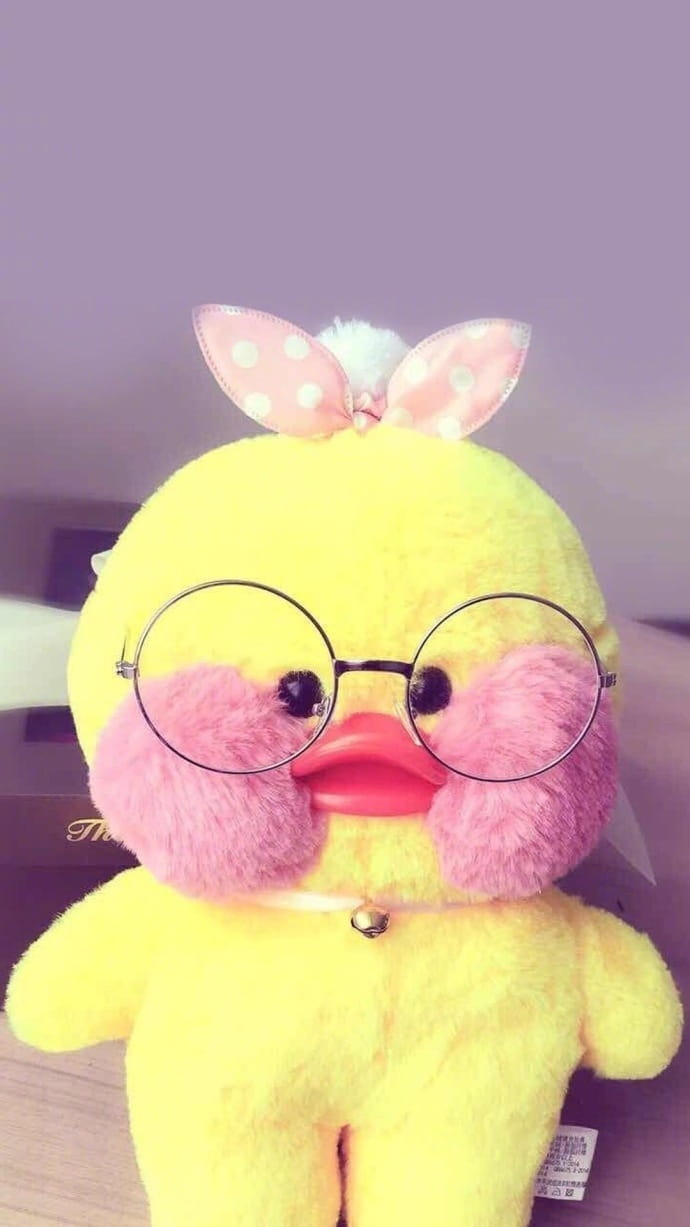 超可爱小黄鸭手机壁纸下载