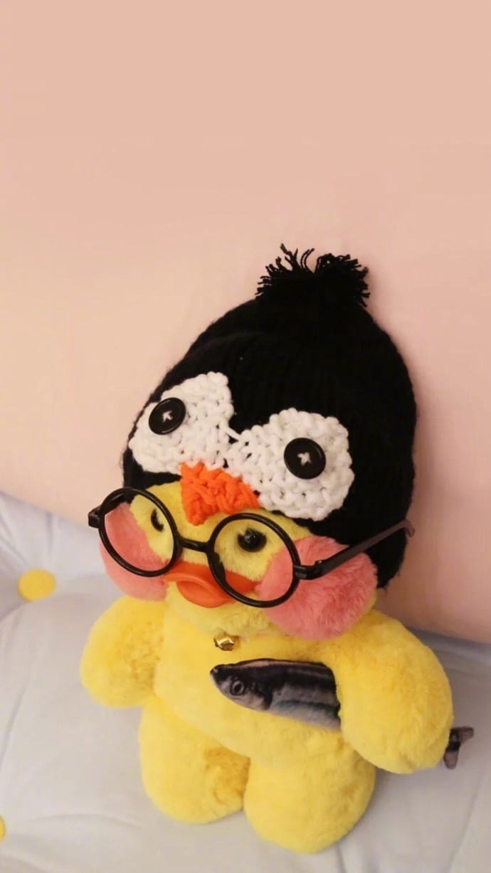 超可爱小黄鸭手机壁纸下载