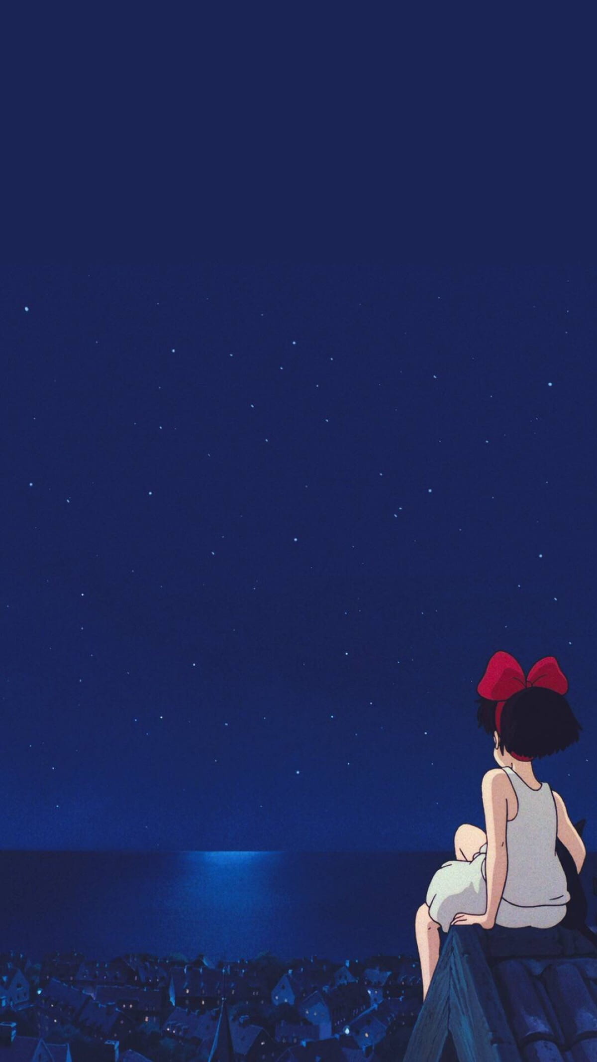 蓝色系动漫卡通手机壁纸下载