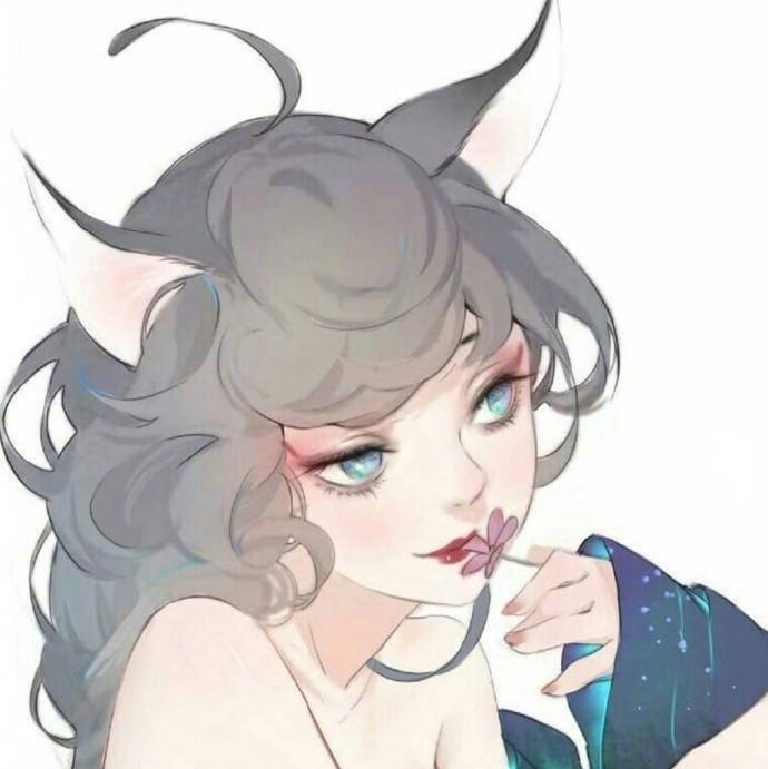 愿我洒脱 愿你快乐二次元动漫女生头像