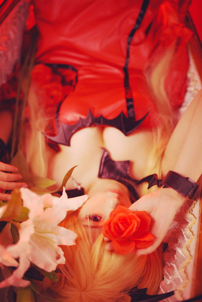 守护甜心 月咏歌呗恶魔变身cosplay